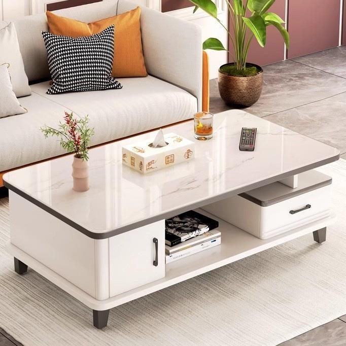 茶几客厅家用小户型钢化玻璃茶桌简约现代2025新款轻奢阳台小茶台