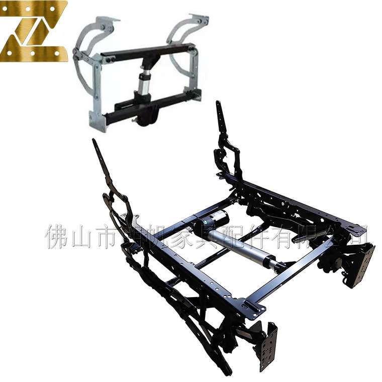 369电动多功能伸展沙发铁架+电动头枕  自动按摩头枕五金功能铁架