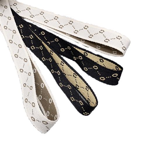 斜纹运动提花织带电脑刺绣缎带服饰边缘装饰花边箱包鞋材配饰辅料