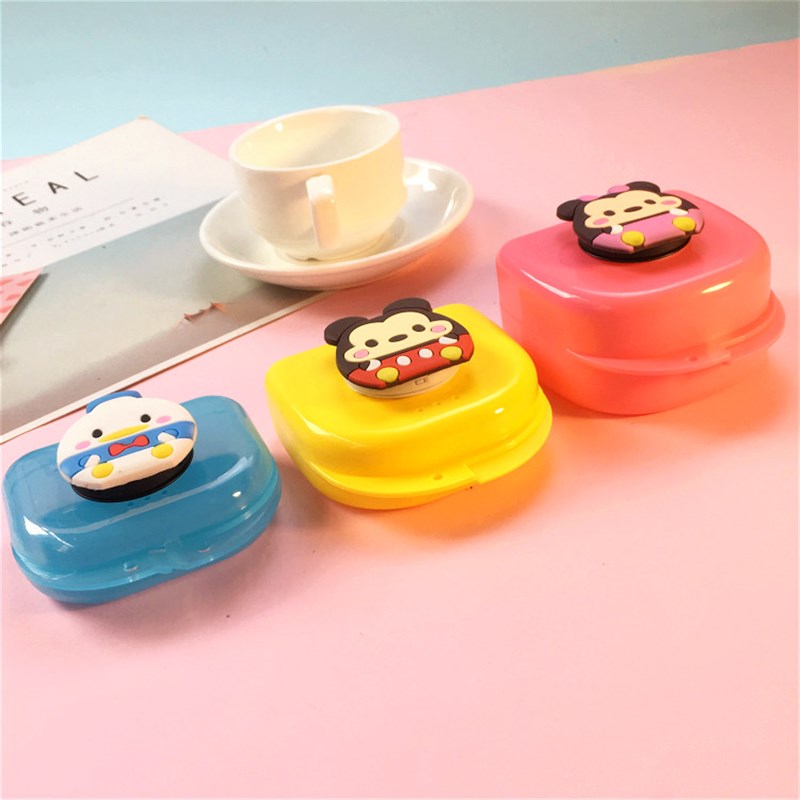 牙套盒保持器盒子携带可爱隐形假牙盒正畸矫正隐适美牙套盒子少女