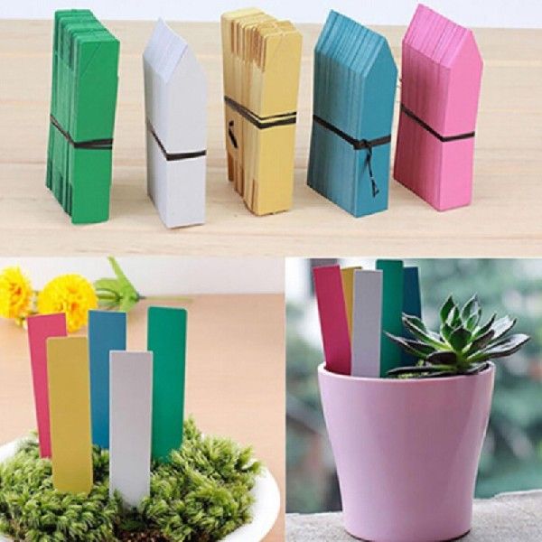 100pcs Garden Plant Labels PVC Plant Tags Nursery Markers