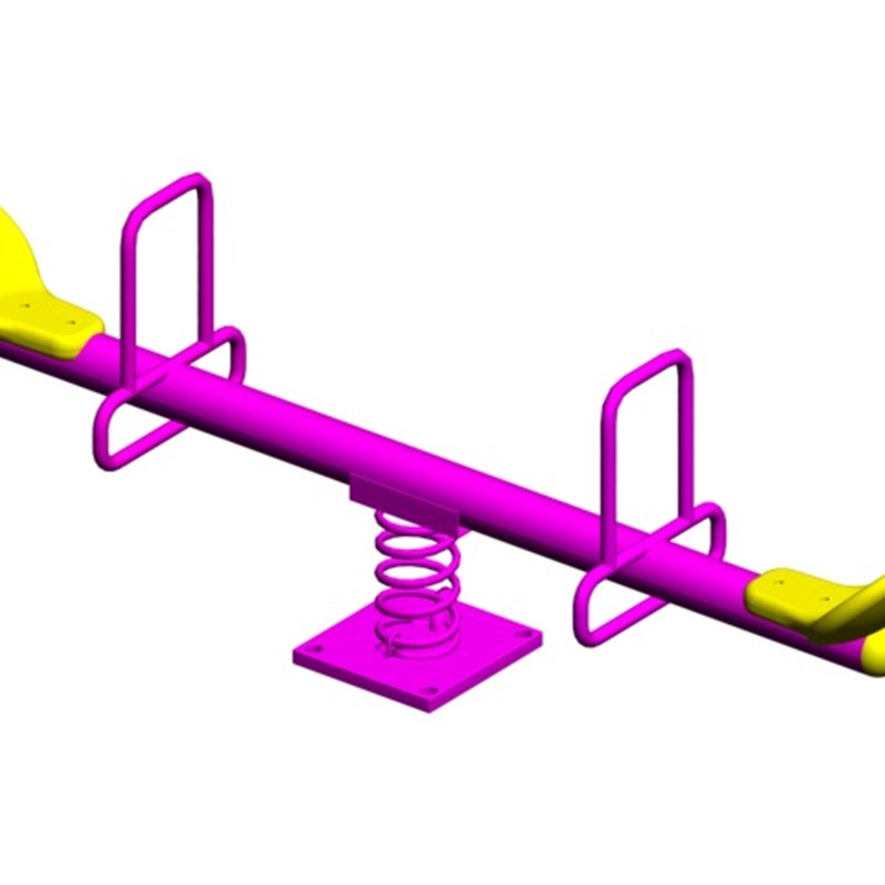 幼儿园小区儿童户外摇马室外公园游乐设施双人跷跷板摇摇乐翘翘板