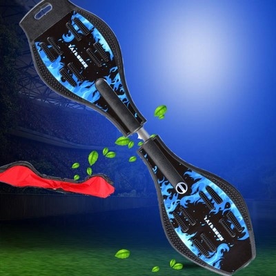 儿童成人活力板男女孩两轮滑板车摇摆游龙板青少年闪光二轮蛇板