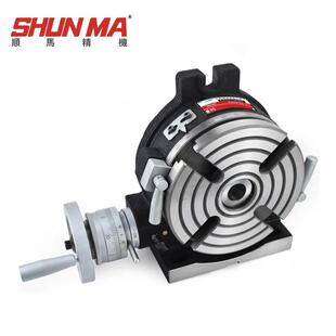 高精度立卧两用分度盘铣床回转工作台分割器分度头手动简易旋转台