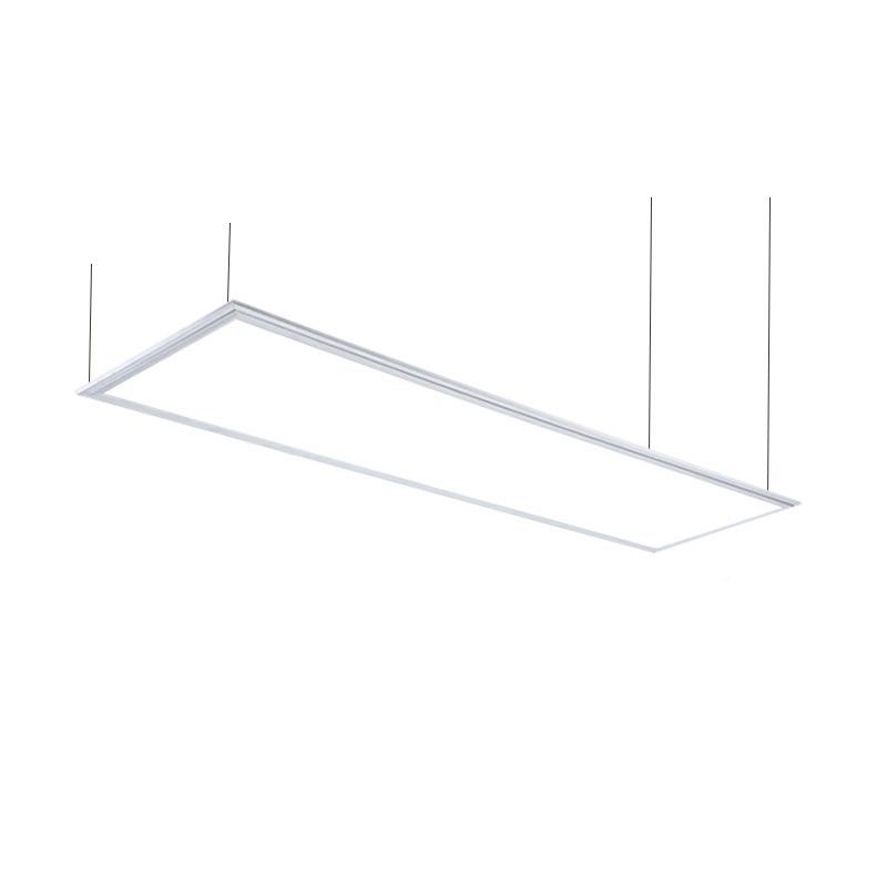 简约超薄led长平条吊灯办公室吊线灯铝会议室长方形入式板嵌材灯