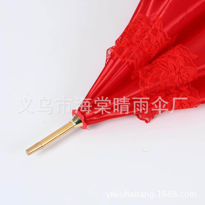 厂家供应新款58*8k伴娘新娘伞金杆婚庆结婚蕾丝裙边红伞,节庆用品/礼品,陪嫁用品套装,淘宝优惠券,粉丝福利购,淘宝优惠卷