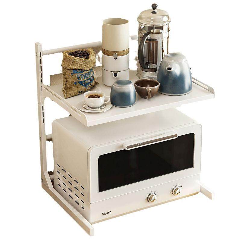 厨房台面多层可伸缩微波炉置物架上下可自由调节家用收纳烤箱架子,厨房/烹饪用具,微波炉置物架,淘宝优惠券,粉丝福利购,淘宝优惠卷