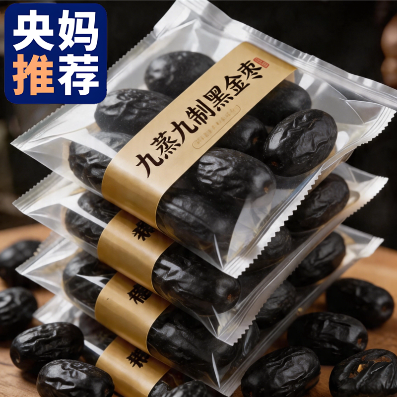 央妈推荐！九蒸九制黑金枣去核蒸枣零食蒸晒传统工艺新疆蜜饯红枣