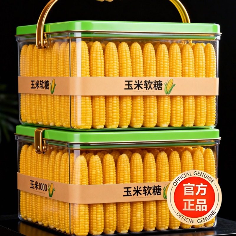 正宗玉米糖软糖散装糖果老式儿童橡皮糖爆款年货零食婚庆喜糖批发