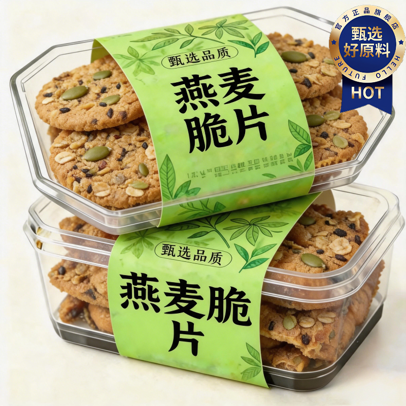 央妈推荐！南瓜籽燕麦脆片非油炸谷物零食低脂代餐早餐独立包解馋
