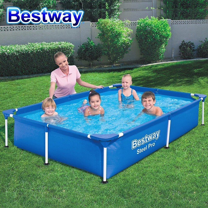 bestway56401加厚夹网支架游泳池儿童游泳池家庭游泳池戏水池