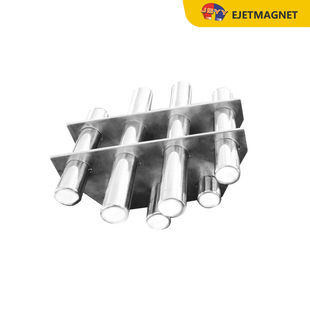 不锈钢三层7管磁力架10000GS料口除铁器干燥注塑机强磁铁碎过滤