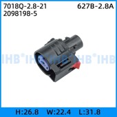 3.5 汽车防水连接器 7018Q 接插件端子 对插车用公母线