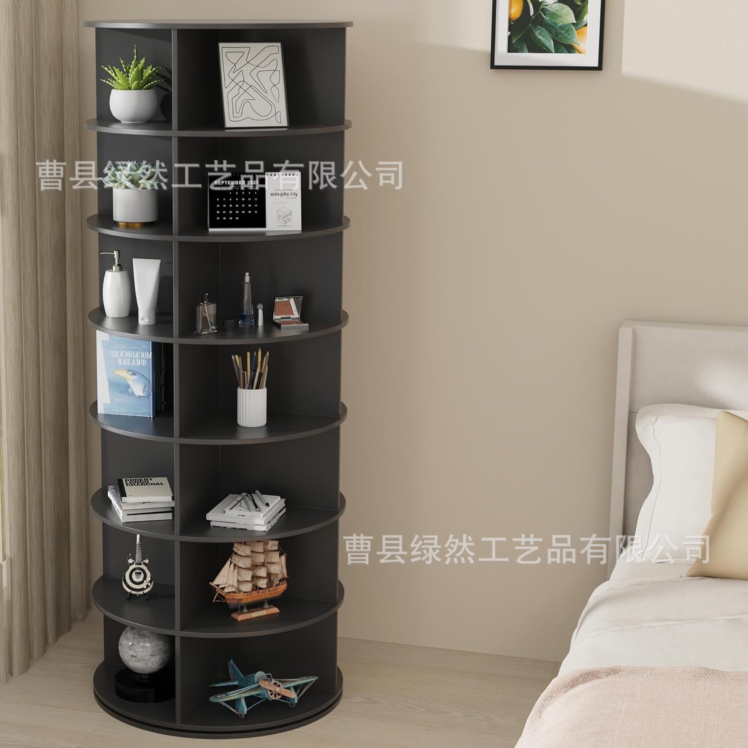旋转鞋架多层家用经济型省空间鞋架简易门口旋转收纳鞋架