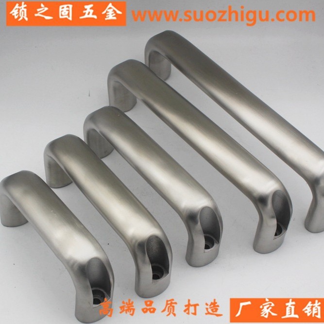 椭圆不锈钢拉手 承重型拉手 大门加厚提手 机械设备门把手扶手