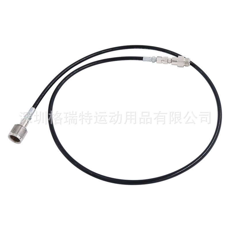 多尺寸新款黑色澳洲版CGA320苏打管CO2气瓶适配器连接器充气阀门