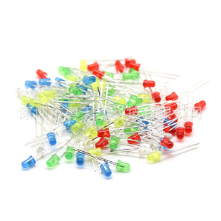 直插蓝色LED灯 发光二极管 10MM蓝灯 白发蓝光 质量保障 F10