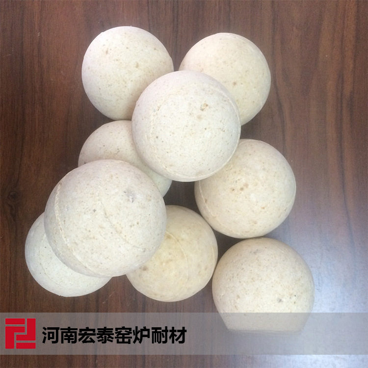 质优价廉河南宏泰郑州新密厂家直销高铝低蠕变耐火球蓄热球