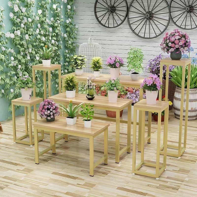 花店铁艺落地伸缩展示架