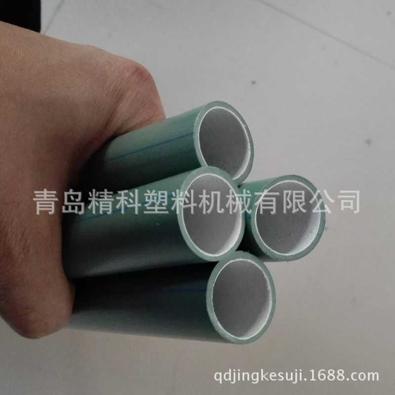 一整套的双机共挤PE塑料水管挤出设备多少钱 PE双层水管生产线