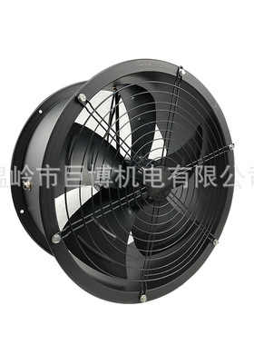 华坚YWF350-4E/D外转子轴流风机高筒管道式通风式轴流风机排油烟