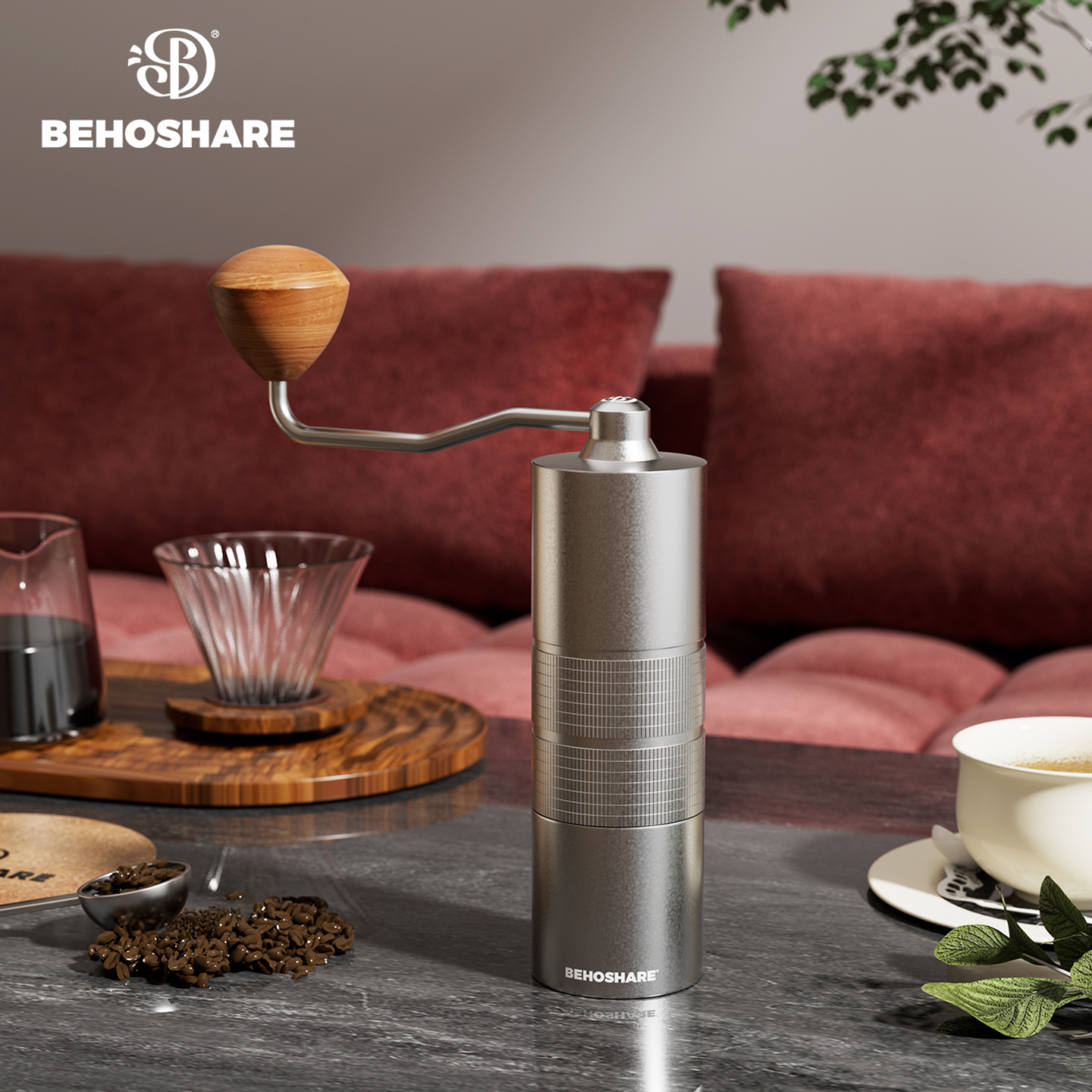 咖啡磨豆机手摇研磨器小型便携