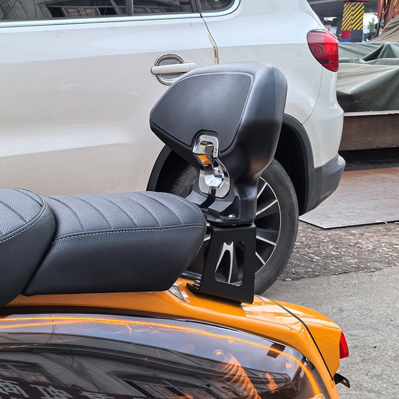 RA GP150踏板摩托车改装后靠背矮靠背货架无损安装