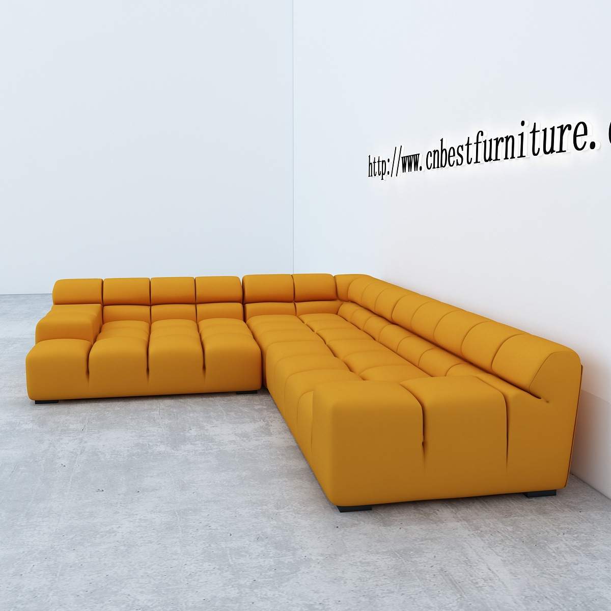 B&B Italia Tufty  sofa豆腐块沙发现代布艺沙发北欧设计师