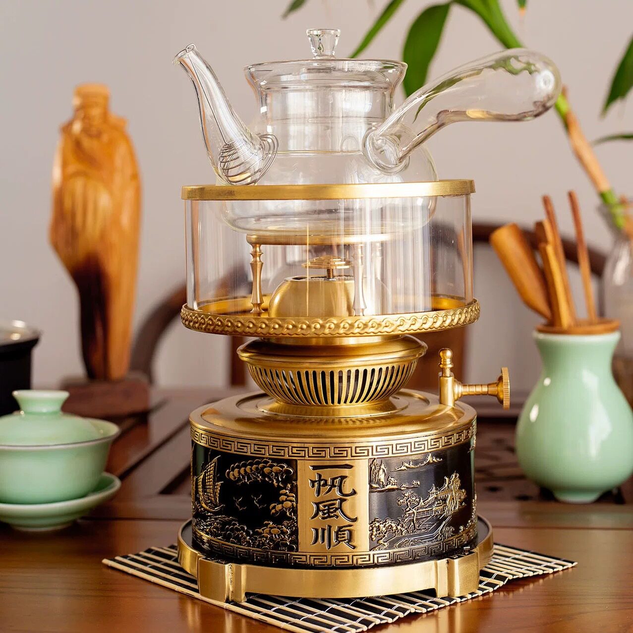 空气灯煤油灯茶炉潮汕工夫茶茶灯煮水煮茶器茶具