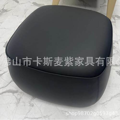 北欧简约客厅皮墩沙发凳家用小墩子矮凳午睡脚踏家用客厅书房坐墩