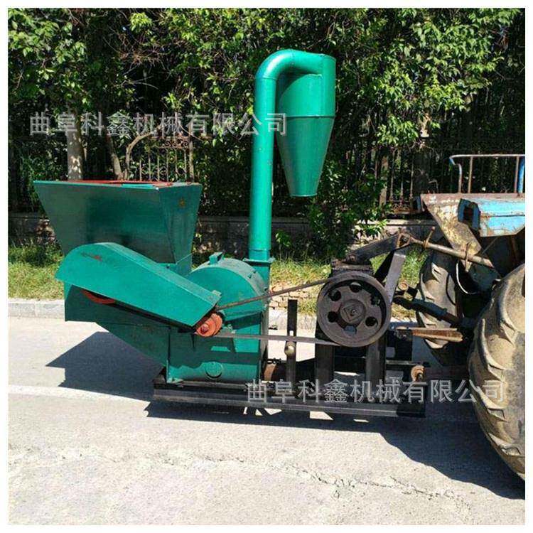 科鑫锤片式沙克龙粉碎机养殖场红薯秧粉糠机家用牧草稻草打碎机