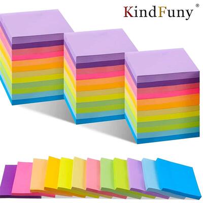 速发6+Pcs+Fluorescent+color+3*3inch+Sticky+Note+Note+Pads+St