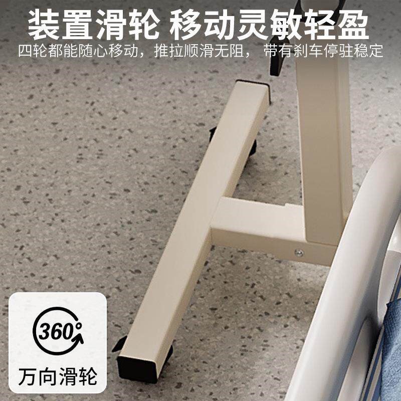 速发移动折叠陪护桌老人护理桌病人孕妇床上吃饭餐桌床边可升降小