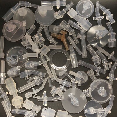 速发//米姆儿童童温杯吸管保件儿保配温杯配件通用硅胶吸管盖子杯