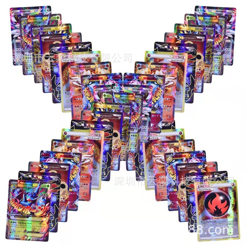 神奇宝贝卡牌 宠物小精灵闪卡 宝可梦卡片 娱乐桌游收藏对战卡牌