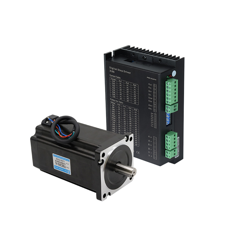 兴丰元两相42 57 86步进马达驱动器套装双轴电机大扭矩车标贴机马