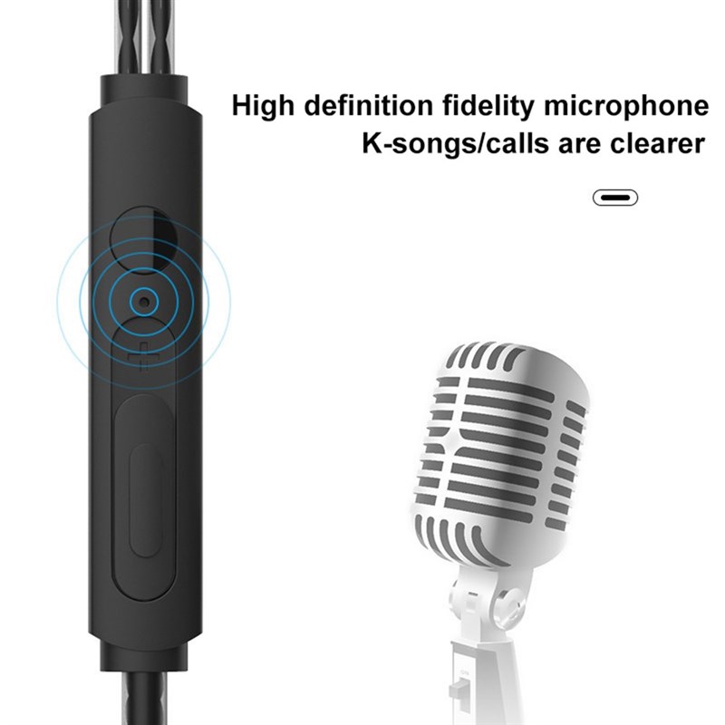 Universal Fashion 120cm length In ear Heavy Bass 3.5mm Plug