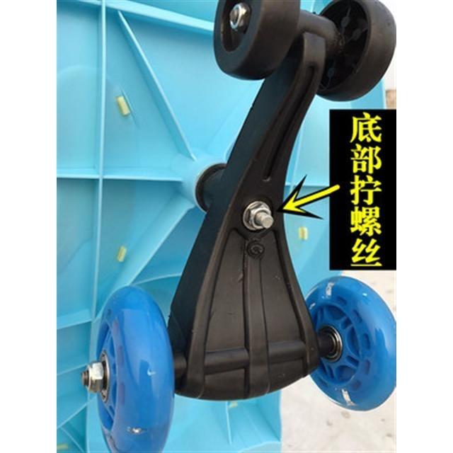 儿童扭扭车前轮子配件溜溜车轮摇摆车方孔三脚架前叉前脚架包邮