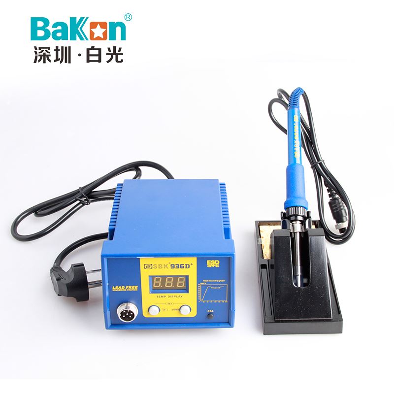 。936可调温电烙铁防静电焊锡套装工具数显恒温电焊台白光SBK936D