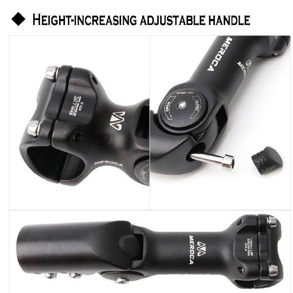 新品Bike Handlebar Stem Riser Modification Bikes Frame Parts