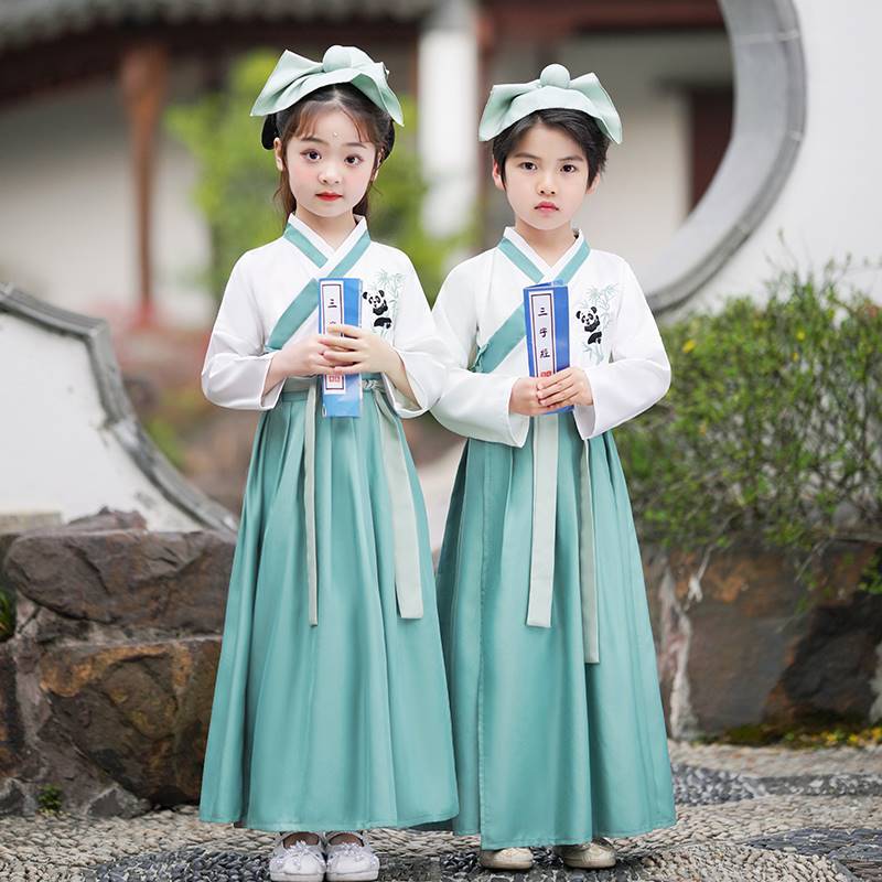 小道童演出服六一儿童节表演服装小学生中国风国学幼儿园三字经男