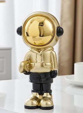 Astronaut Sculpture Modern Art Figurines for Interior