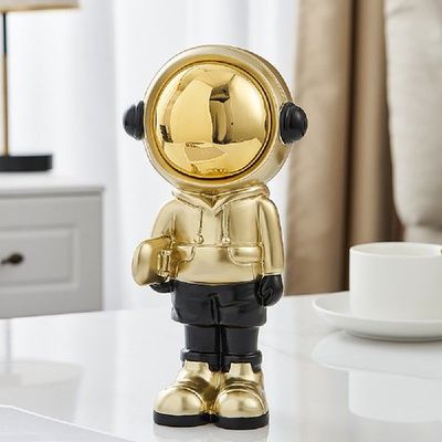 Astronaut Sculpture Modern Art Figurines for Interior