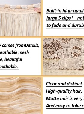 AZQUEEN  Synthetic  5 Clips Long Straight Clip In Hair Exten