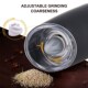 Electric with Salt Pepper Gravity Set and Grinder Adjustable