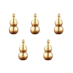 Set Solid Beautiful Sculpture Ornament Gourd 5Pcs