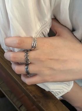 Retro Mens Punk Eye of Horus Opening Adjustable Size Ring F