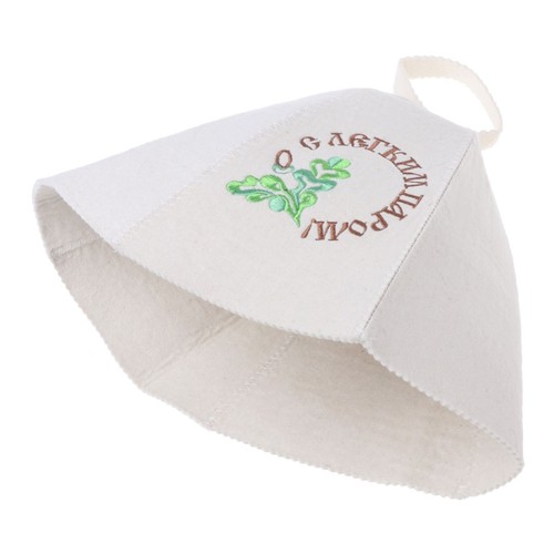 Wool Felt Sauna Hat Anti Heat Russian Banya Cap For Bath