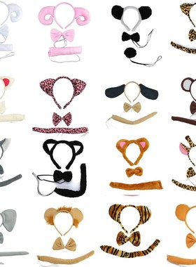 Dewasa Anak-anak Lembut Kartun Anak Laki-laki Hewan Ikat Kep