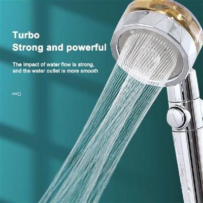 极速2021 Shower Head Water Saving Flow 360 Degrees Rotating